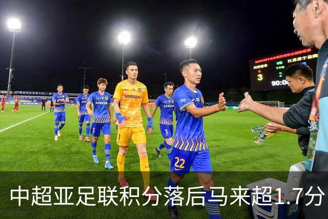 中超亚足联积分落后马来超1.7分，28/29赛季或仅剩2亚冠席位